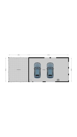 Plattegrond - Linderveld West 24, 7681 RS Vroomshoop - Garage 1.jpg